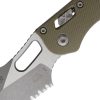 Microtech Stitch S/E Ram Lok AP OD Green Serrated