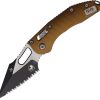 Microtech Stitch S/E Ram Lok Serrated Tan M390MK