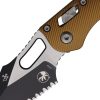 Microtech Stitch S/E Ram Lok Serrated Tan M390MK