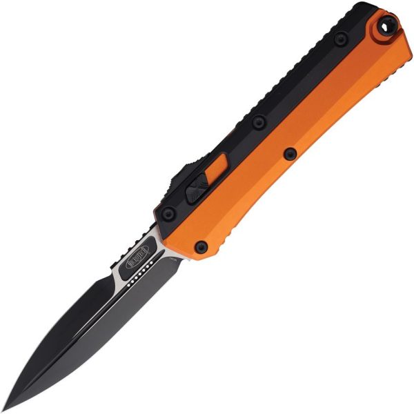 Microtech Auto Glykon OTF Bayonet Two-Tone Orange
