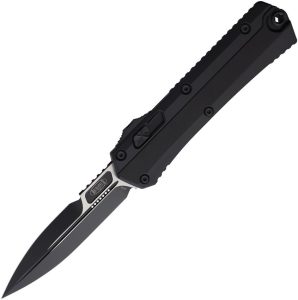 Microtech Auto Glykon OTF Bayonet Black Aluminum