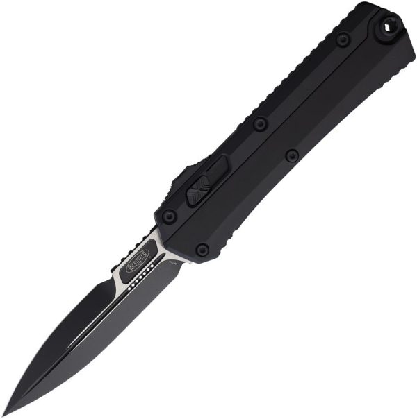 Microtech Auto Glykon OTF Bayonet Black Aluminum