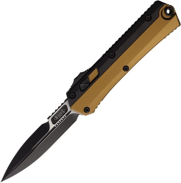 Microtech Auto Glykon OTF Bayonet Tan Black