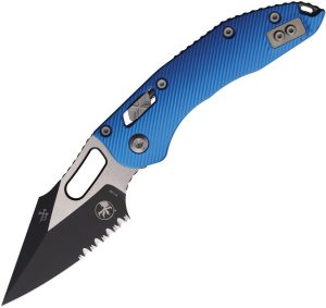 Microtech Stitch S/E Ram Lok Blue Aluminum