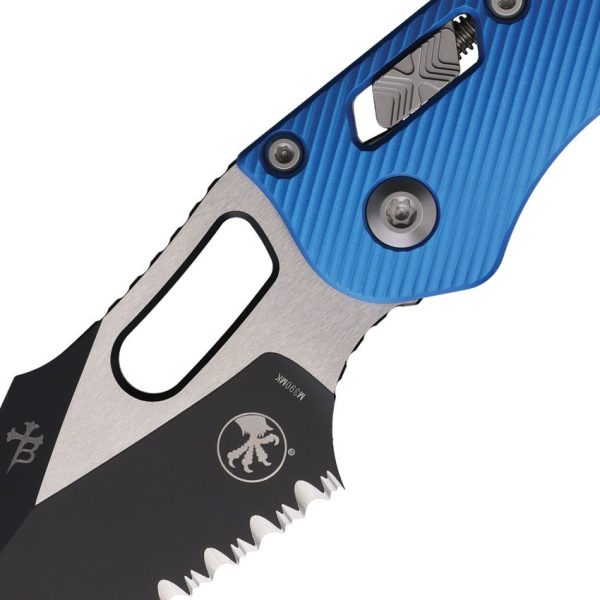 Microtech Stitch S/E Ram Lok Blue Aluminum