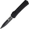 Microtech Auto Glykon OTF Serrated Bayonet Black