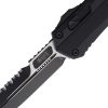 Microtech Auto Glykon OTF Serrated Bayonet Black