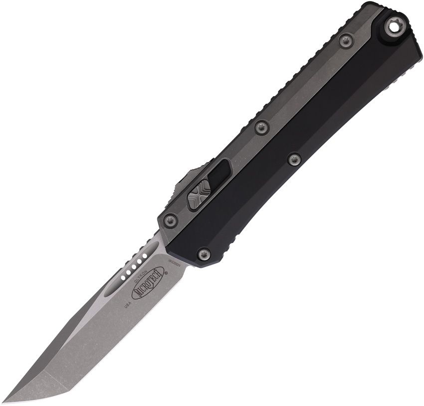 Microtech Glykon T/E OTF Auto Folding Knife 4" Apocalyptic Tanto Blade