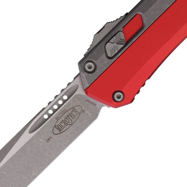 Microtech Auto Glykon T/E M390MK Apocalyptic Red