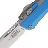 Microtech Auto Glykon T/E OTF Tanto - Blue Aluminum