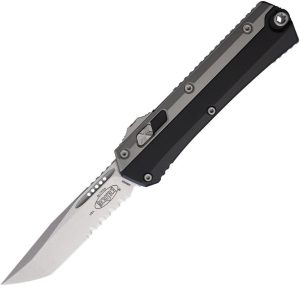 Microtech Auto Glykon T/E OTF Partially Serrated