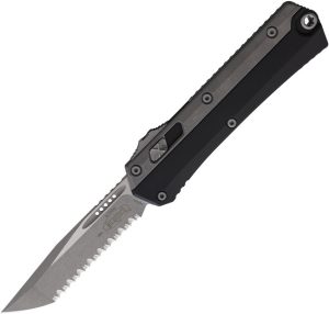 Microtech Auto Glykon T/E OTF AP Full Serrated