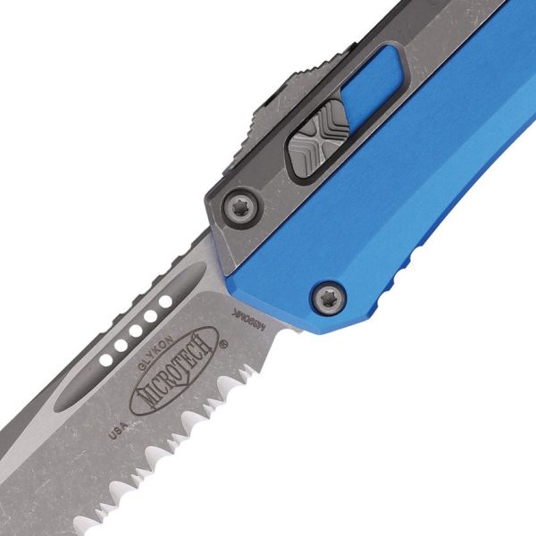 Microtech Auto Glykon T/E OTF AP FS - Blue