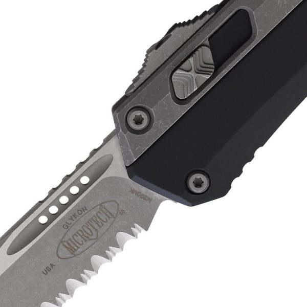 Microtech Auto Glykon T/E OTF AP Full Serrated