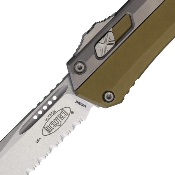 Microtech Auto Glykon T/E OTF OD Green Tanto