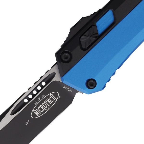 Microtech Auto Glykon T/E OTF Blue Tanto