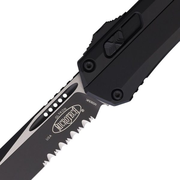 Microtech Auto Glykon T/E OTF Tanto Black