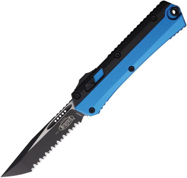 Microtech Auto Glykon T/E OTF Tanto Blue