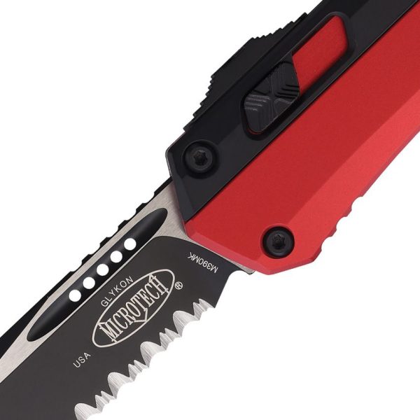 Microtech Auto Glykon T/E OTF Tanto Red
