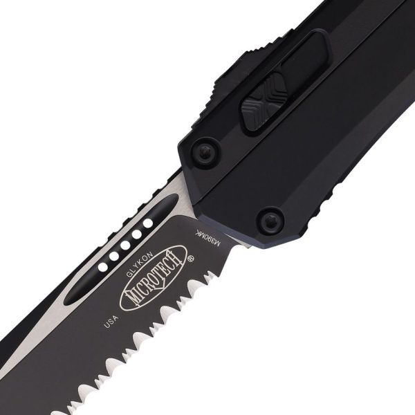 Microtech Auto Glykon T/E OTF Tanto Black