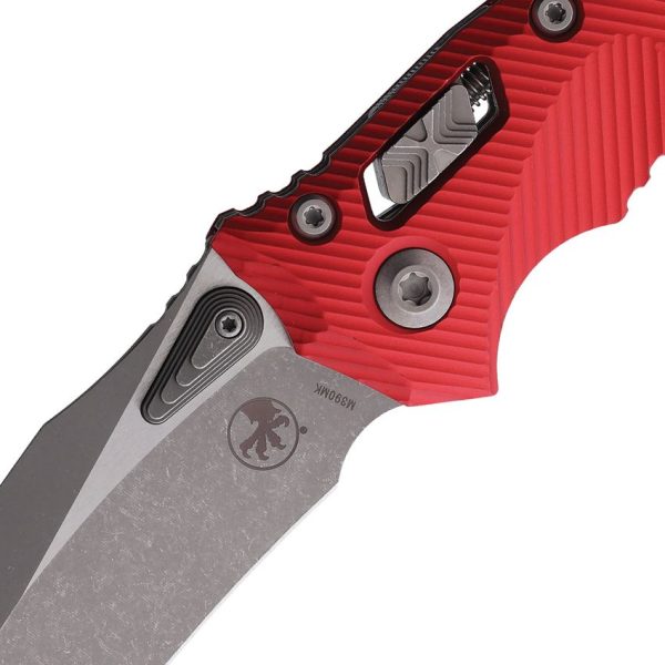 Microtech Amphibian S/E Ram-Lok Red Apocalyptic