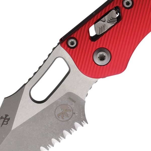 Microtech Stitch S/E Ram Lok Apocalyptic Red PS