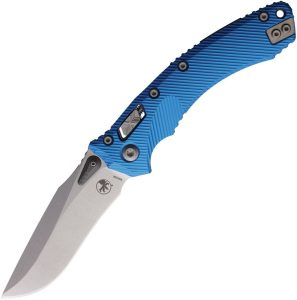 Microtech Amphibian 137RL S/E Ram-Lok Blue Aluminum