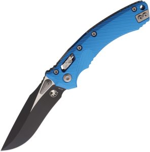 Microtech Amphibian 137RL S/E Ram-Lok Blue Two-Tone