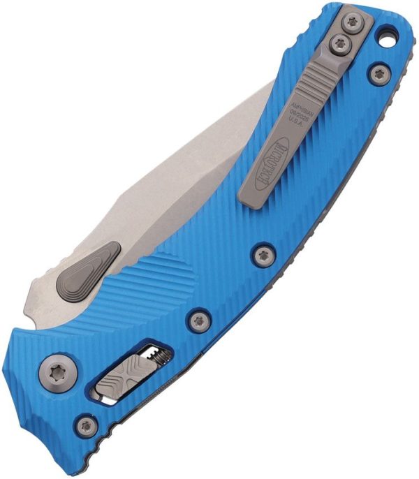 MCT18905_add_02.jpg Microtech Amphibian 137RL S/E Ram-Lok Blue Serrated
