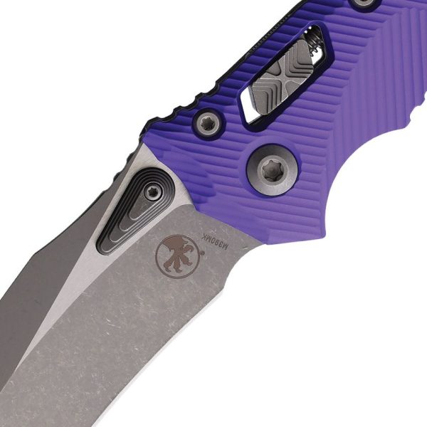 Microtech Amphibian 137RL S/E Ram-Lok Purple Apocalyptic