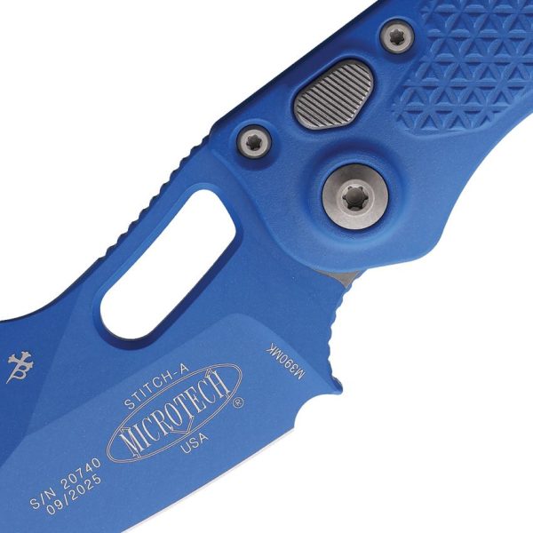 Microtech Auto Stitch S/E Cerakote Blue Automatic