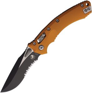 Microtech Amphibian S/E Ram-Lok Orange Two-Tone PS