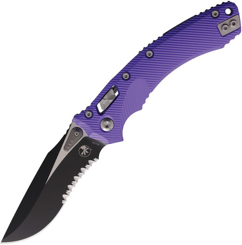 Microtech Amphibian S/E Ram-Lok Folding Knife 4" Purple