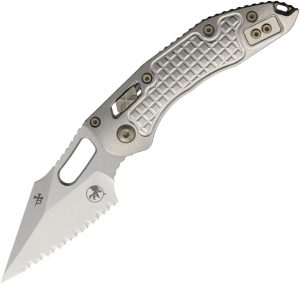 Microtech Stitch Marfione Select Stonewash Frag Ti