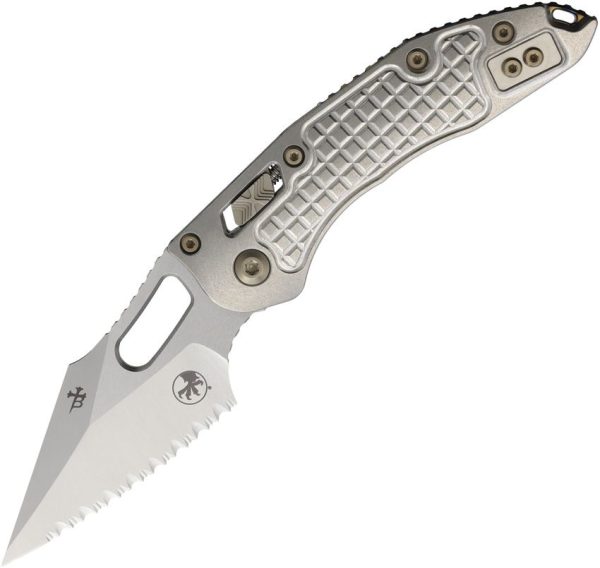 Microtech Stitch Marfione Select Stonewash Frag Ti