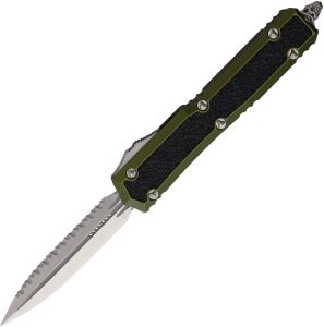 Microtech Auto Makora D/E OTF OD Green Serrated