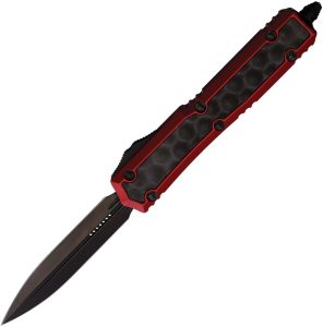 Microtech Auto Makora D/E OTF DLC Red Signature