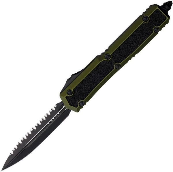 Microtech Auto Makora Serrated OD Green