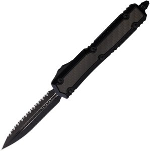 Microtech Auto Makora Serrated Carbon Fiber
