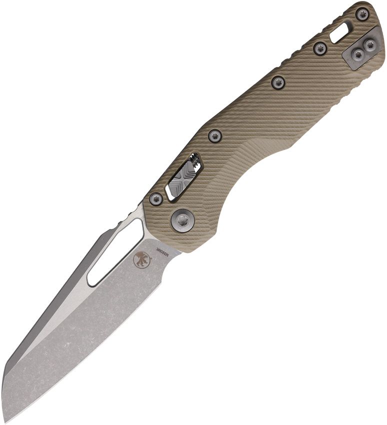 Microtech MSI Ram-Lok AP Folding Knife 3.75" Tan G10
