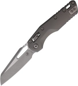 Microtech MSI Ram-Lok AP Folding Knife - Gray Aluminum