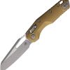Microtech MSI Ram-Lok AP Folding Knife 3.75" M390MK Tan