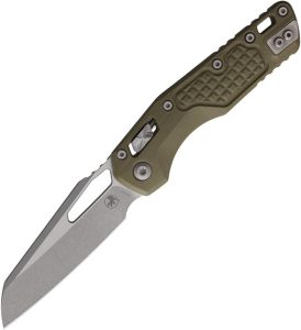 Microtech MSI Ram-Lok AP Frag Folding Knife - 3.75" M390MK Apocalyptic Blade, OD Green G10 Handle