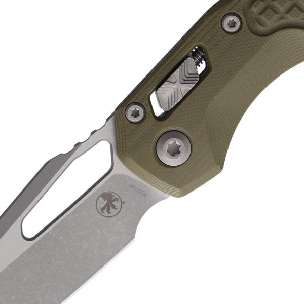 Microtech MSI Ram-Lok AP Frag Folding Knife - 3.75" M390MK Apocalyptic Blade, OD Green G10 Handle