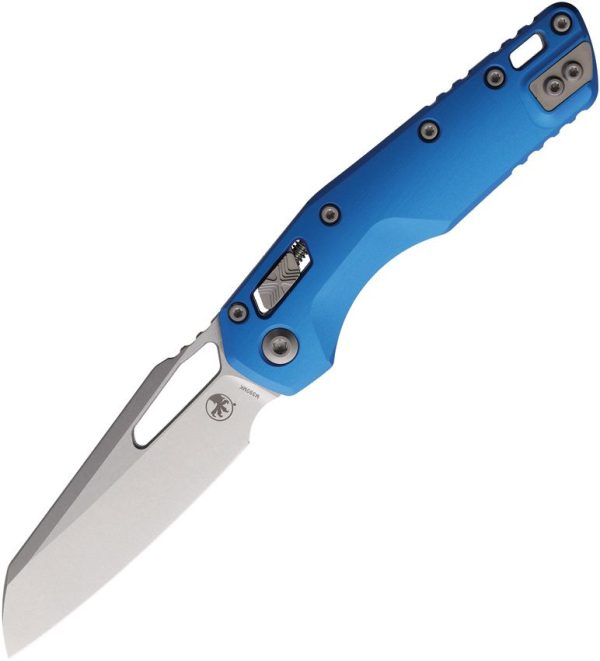 Microtech MSI Ram-Lok Blue Stonewash M390MK Sheepsfoot