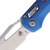 Microtech MSI Ram-Lok Blue Fluted Stonewash M390MK