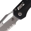Microtech MSI Ram-Lok AP Black G10 Apocalyptic Serrated