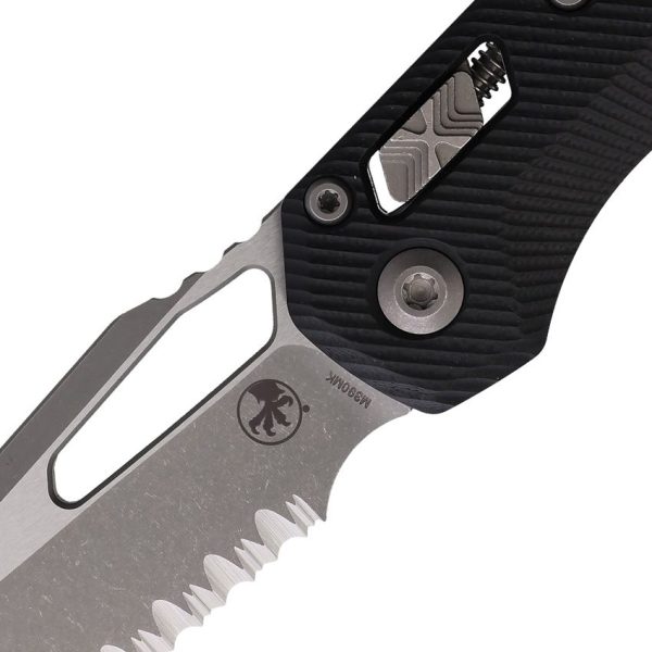 Microtech MSI Ram-Lok AP Black G10 Apocalyptic Serrated