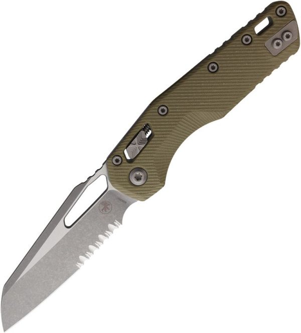 Microtech MSI Ram-Lok AP OD G10 Apocalyptic Serrated