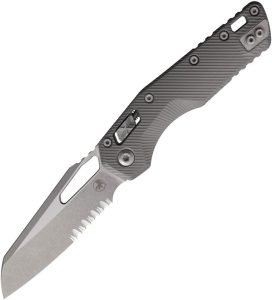 Microtech MSI Ram-Lok AP Gray Apocalyptic Serrated